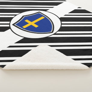 Couverture Sherpa Drapeau suédois Sherpa Blanket