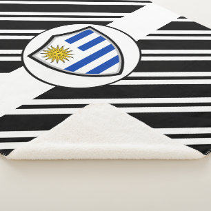 Couverture Sherpa Drapeau uruguayen Sherpa Blanket