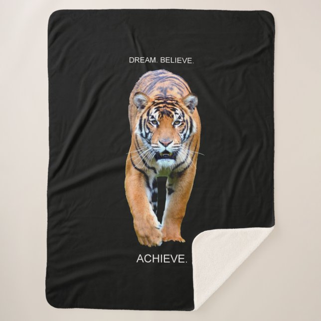 Couverture Sherpa Dream Believe Atteindre Citation Motivationnelle T (Devant)