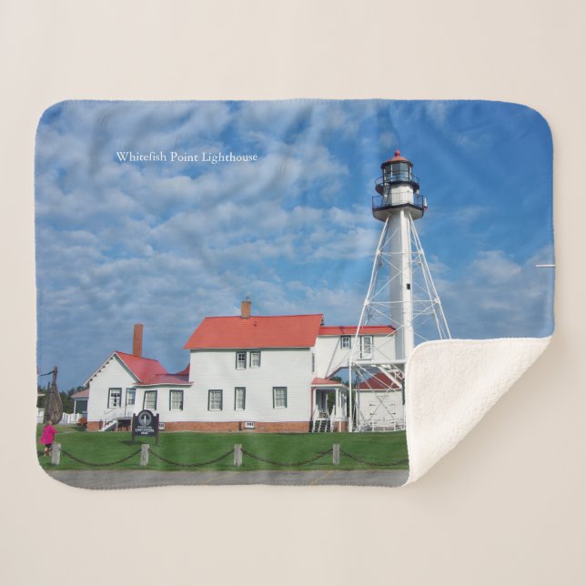 couverture sherpa du phare de Whitefish Point (Devant (Horizontal))