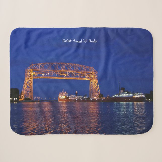 Couverture Sherpa Duluth Aerial Lift Bridge & John G. Munson (Devant (Horizontal))