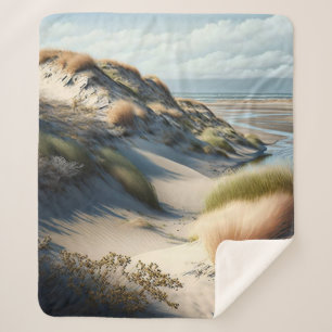 Couverture Sherpa Dunes d'or