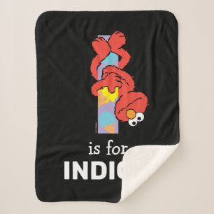 Couverture Sherpa Elmo Alphabet I Crème glacée