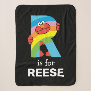 Couverture Sherpa Elmo Alphabet R Rainbow