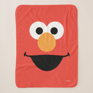 Couverture Sherpa Elmo Face Art
