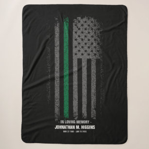 Couverture Sherpa En mémoire d'amour Militaire Légère Ligne verte
