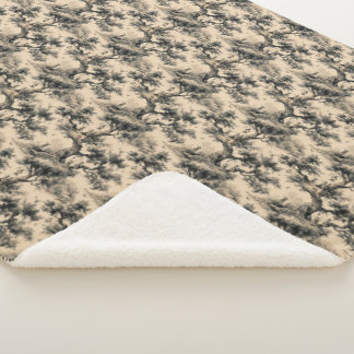 Couverture Sherpa Enchanted Fairy Tale Forest Night Toile De Jouy