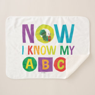Couverture Sherpa Eric Carle Maintenant Je Connais Mes ABC