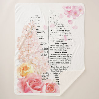 Couverture Sherpa État floral