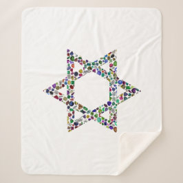 Couverture Sherpa Étoile de David