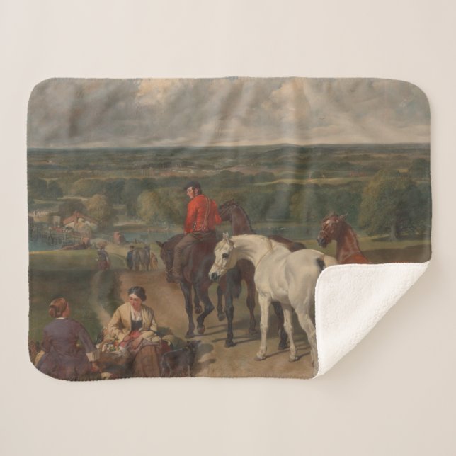 Couverture Sherpa Exercice des chevaux royaux (art équin) (Devant (Horizontal))