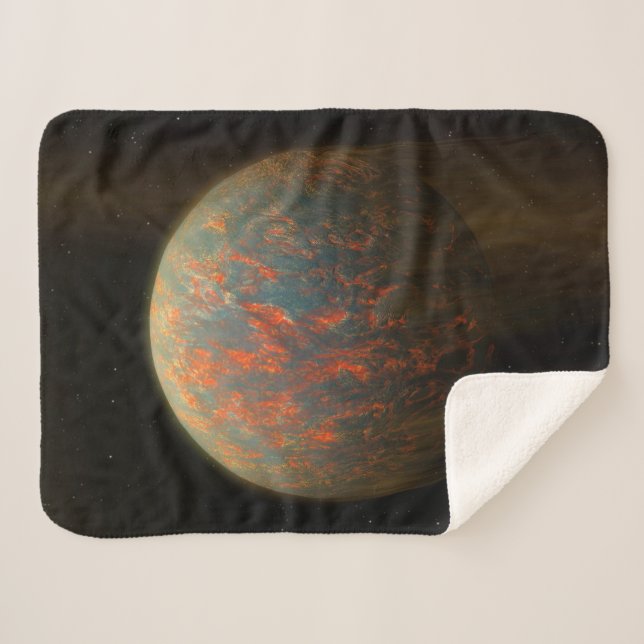 Couverture Sherpa Exoplanet 55 Cancri E Et Sa Surface Moulée (Devant (Horizontal))