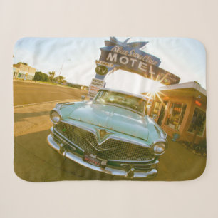 Couverture Sherpa Fameux motel Blue Swallow sur la route 66