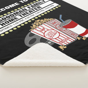 Couverture Sherpa Famille personnalisée Accueil cinéma Théâtre