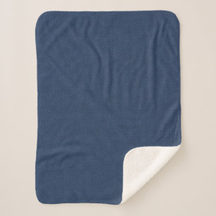 Couverture Sherpa Faux Blue Jeans Fabric Sherpa Blanket