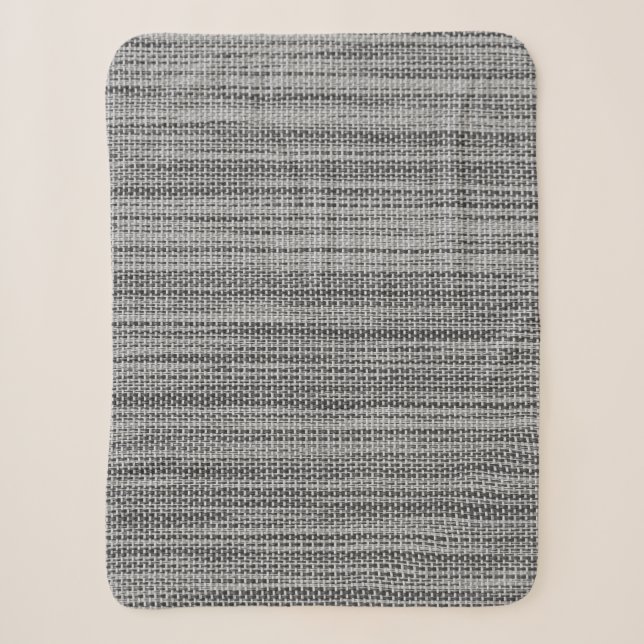 Couverture Sherpa Faux Gray Fabric Cotton Sherpa Blanket (Devant)