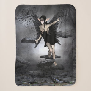 Couverture Sherpa Fée foncée