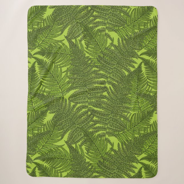 Couverture Sherpa Ferme en vert (Devant)