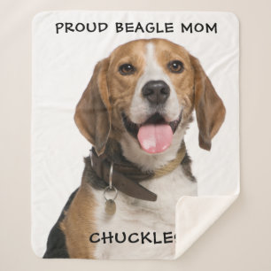 Couverture Sherpa Fier Beagle Maman Personnalisé Animaux de compagni
