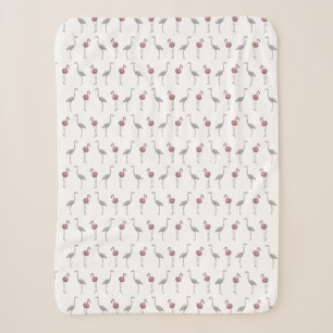 Couverture Sherpa Flamant rose Frenzy Sherpa Blanket (choisissez Cou
