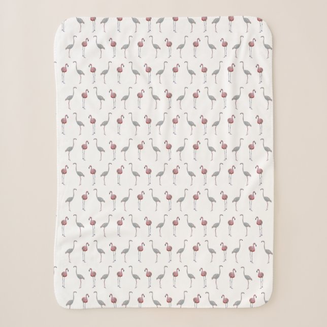 Couverture Sherpa Flamant rose Frenzy Sherpa Blanket (choisissez Cou (Devant)