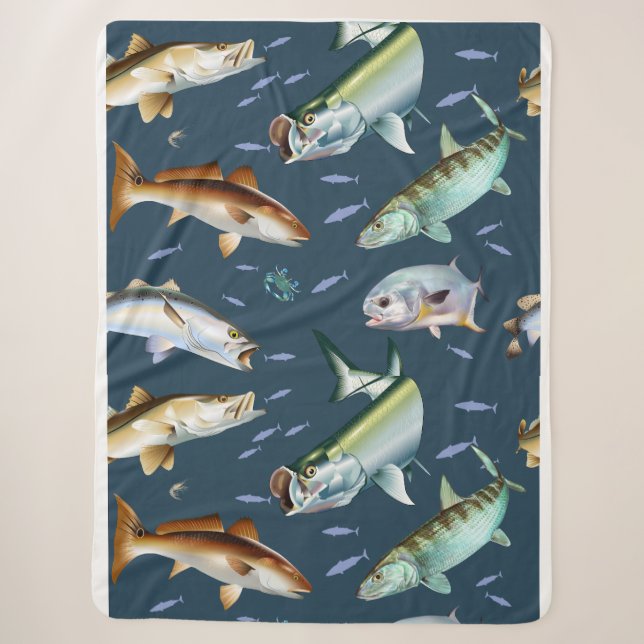Couverture Sherpa Flats slam tambour rouge, tarpon, snook et truite  (Devant)
