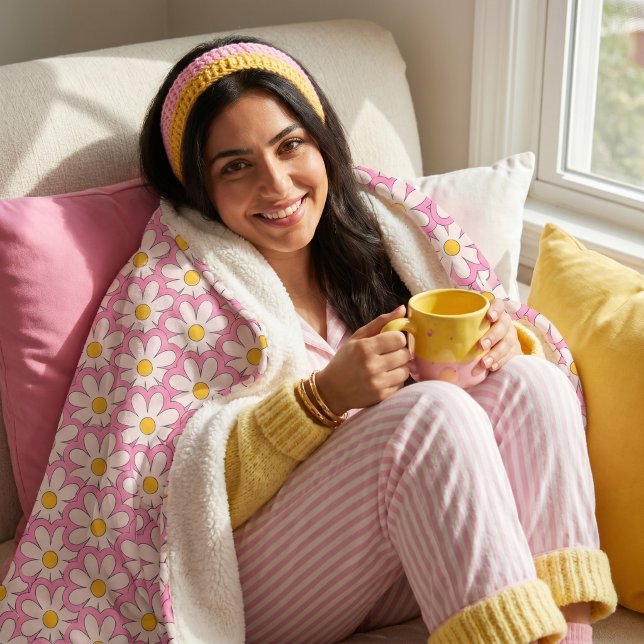 Couverture Sherpa Fleur (Créateur téléchargé)