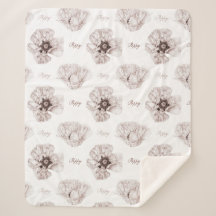 Fleur illustrée de pavot