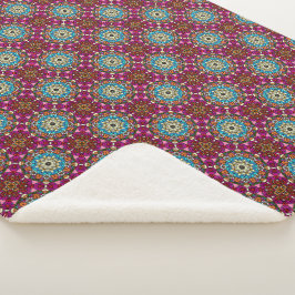 Couverture Sherpa Flower Power V Garden Groovy