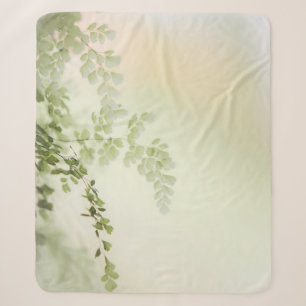 Couverture Sherpa Foliage de printemps