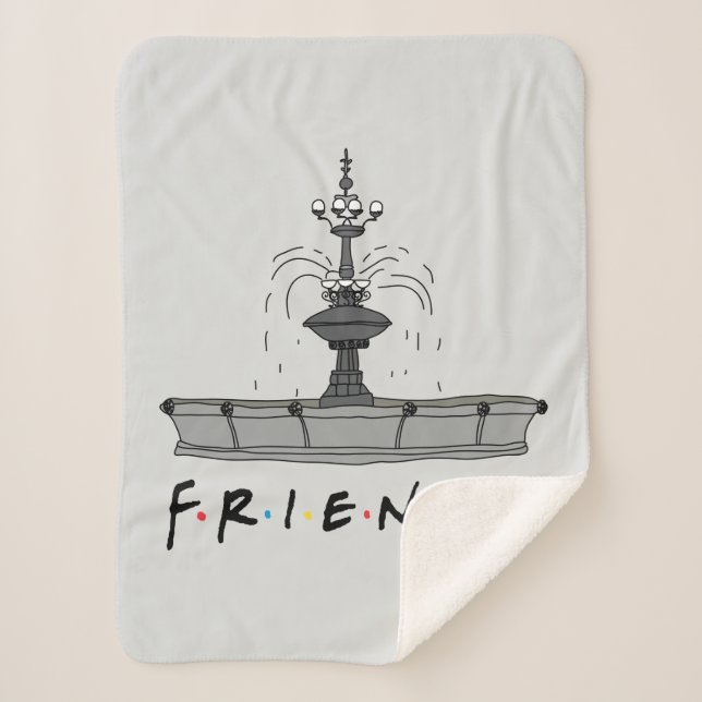 Couverture Sherpa Fontaine FRIENDS™ (Devant)
