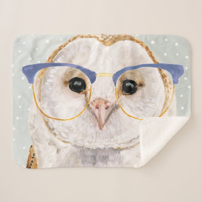 Couverture Sherpa Forester à quatre roues | Wise Owl (Devant (Horizontal))