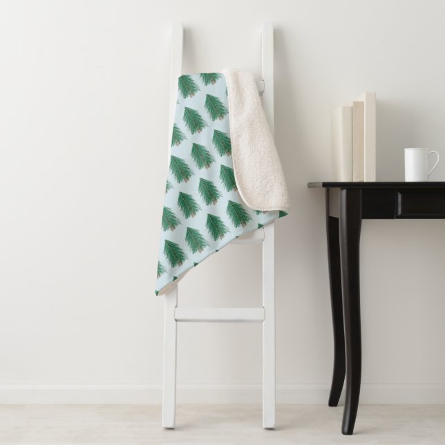 Couverture Sherpa Forêt de sapin (En situation)