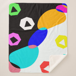 Couverture Sherpa Formes colorées