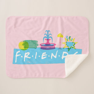 Couverture Sherpa FRIENDS™   Logo avec icônes