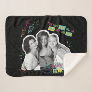 Couverture Sherpa FRIENDS™   Monica, Rachel et Phoebe