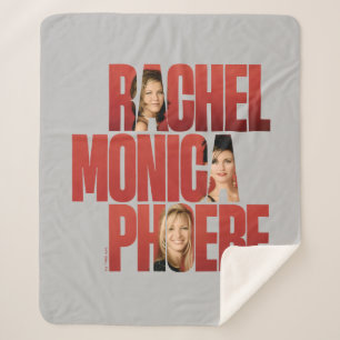 Couverture Sherpa FRIENDS™   Rachel, Monica & Phoebe