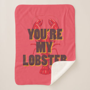 Couverture Sherpa FRIENDS™ Vous êtes mon homard