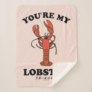 Couverture Sherpa FRIENDS™   Vous êtes mon homard - Typographie c