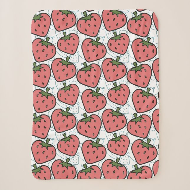 Couverture Sherpa Fruit seamless pattern | Fruit surface pattern 21 (Devant)