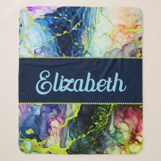 Couverture Sherpa Fusion d'encre vive