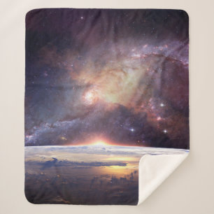 Couverture Sherpa Galaxy étoile infinité cosmos sombre