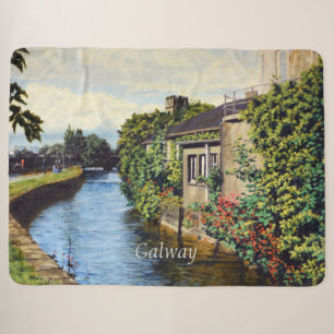 Couverture Sherpa Galway City Irlande Pittoresque Canal View