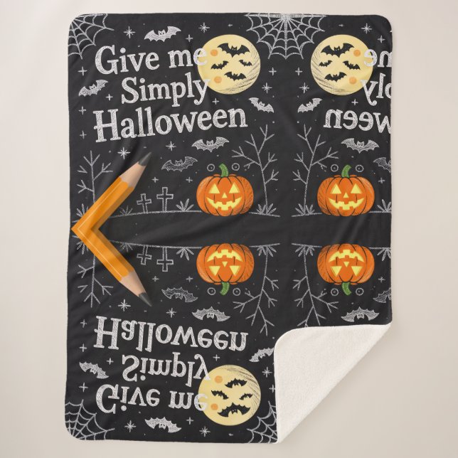 Couverture Sherpa Geometric Pattern Sherpa Blanket (Devant)