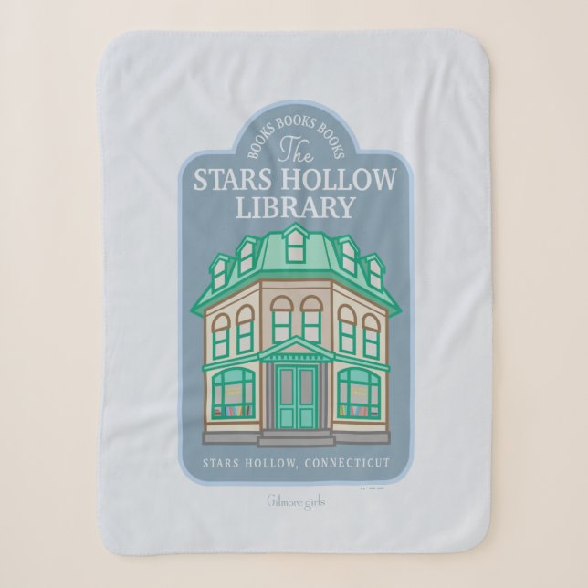 Couverture Sherpa Gilmore Girls | Bibliothèque Stars Hollow (Devant)