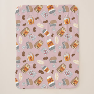 Couverture Sherpa Gilmore Girls   Luke's Diner Coffee Motif