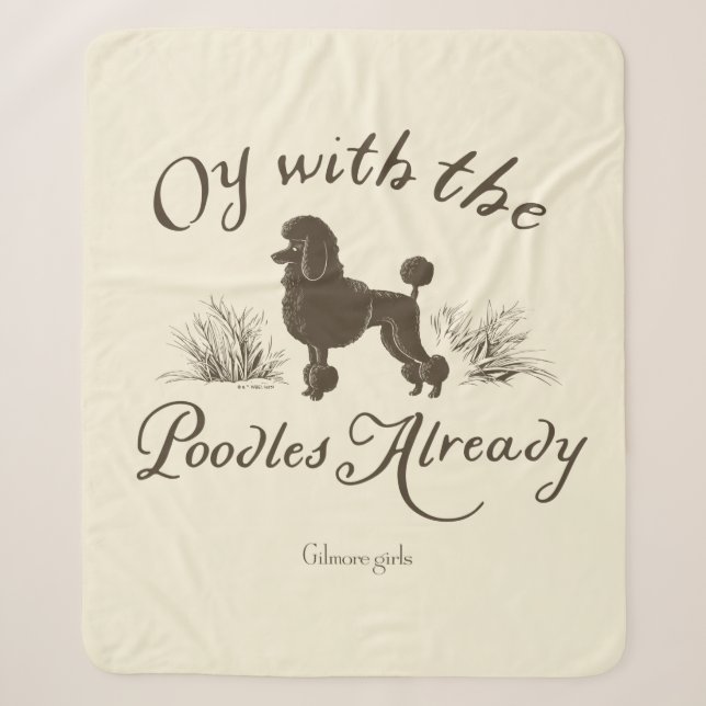 Couverture Sherpa Gilmore Girls | Oy With the PoodlesDesign (Devant)