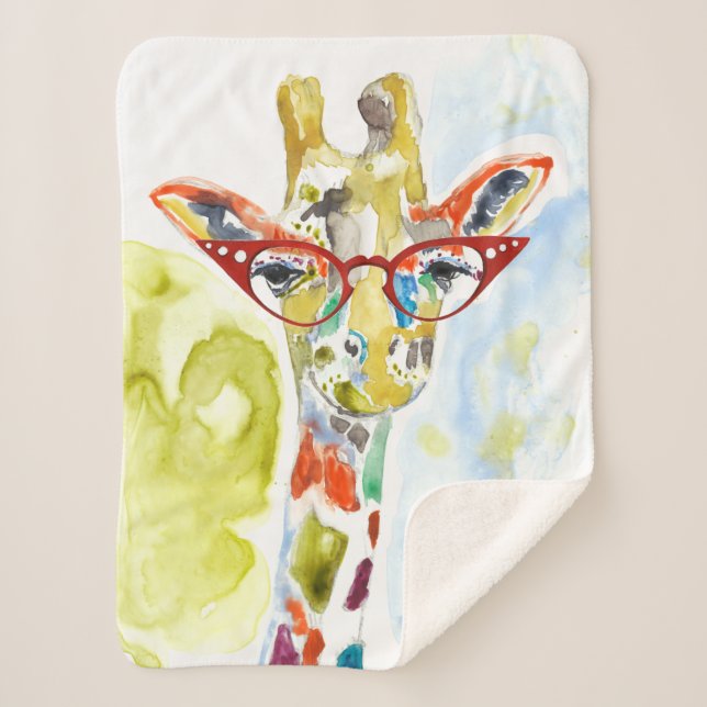 Couverture Sherpa Giraffe de pantalons (Devant)