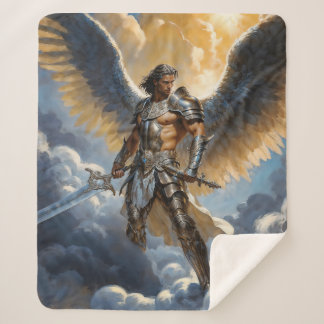 Couverture Sherpa Golden Warrior of Heaven Archangel Michael