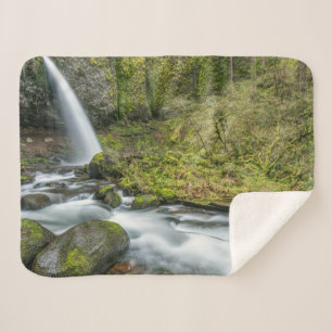 Couverture Sherpa Gorge du fleuve Columbia, chutes Ponytail